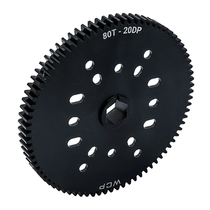 80t Pocketed Steel Spur Gear with MotionX