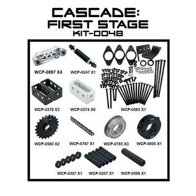 Configurable Robotics Lift System for FRC and Automation_individual components included in elevator bundle_first stage