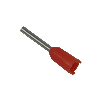 Weidmuller ferrules 20 pack for 16–20 AWG wire used in FRC PDP, PCM, and VRM connections. Red.