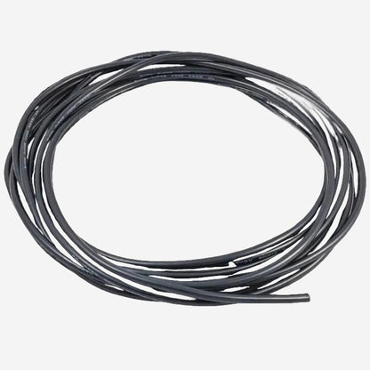 A coil of black 12 AWG silicone wire.